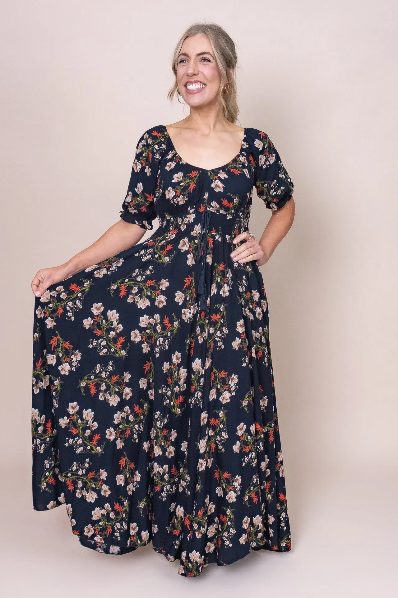Nikka Maxi Dress in Navy sold by Always Alice product image thumbnail 4