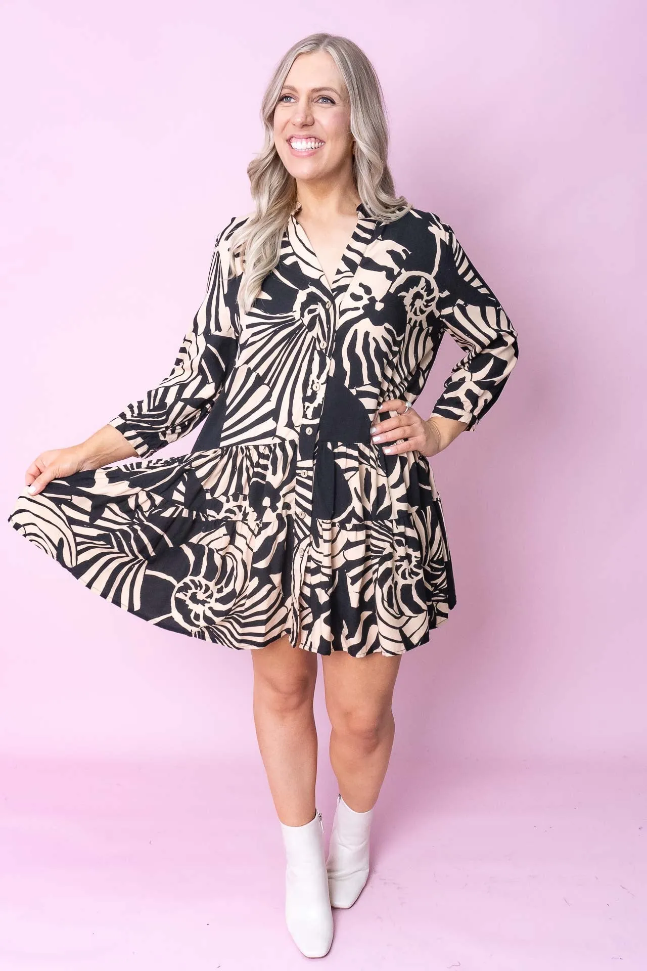 Delia Dress in Black sold by Always Alice product image thumbnail 2