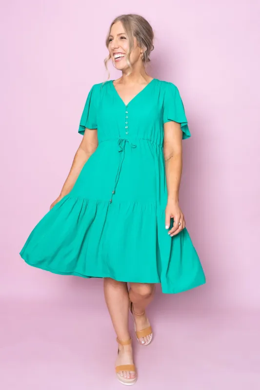Adele Dress in Green sold by Always Alice