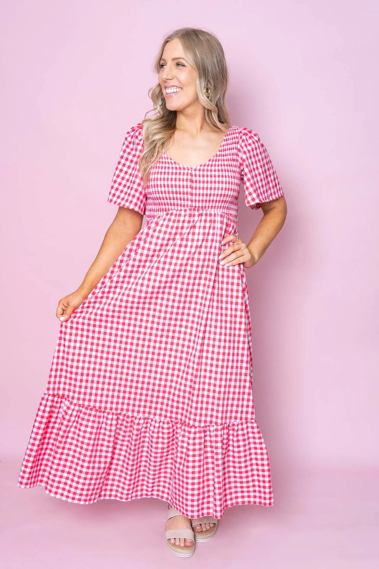 Willa Dress in Red sold by Always Alice