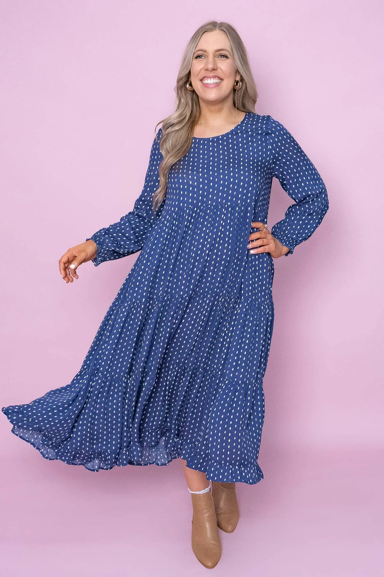 Isla Dress in Navy sold by Always Alice product image thumbnail 5