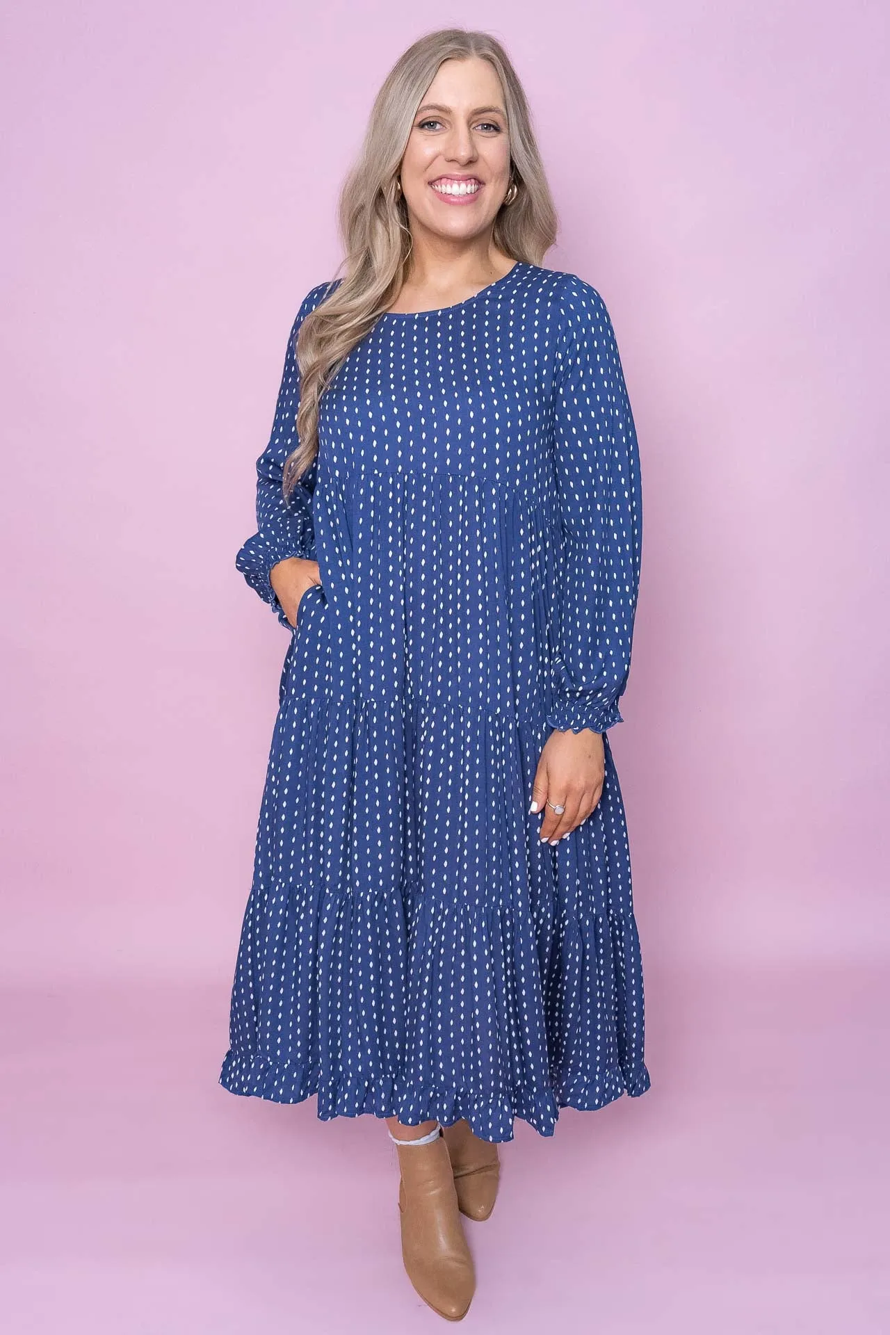 Isla Dress in Navy sold by Always Alice product image thumbnail 4