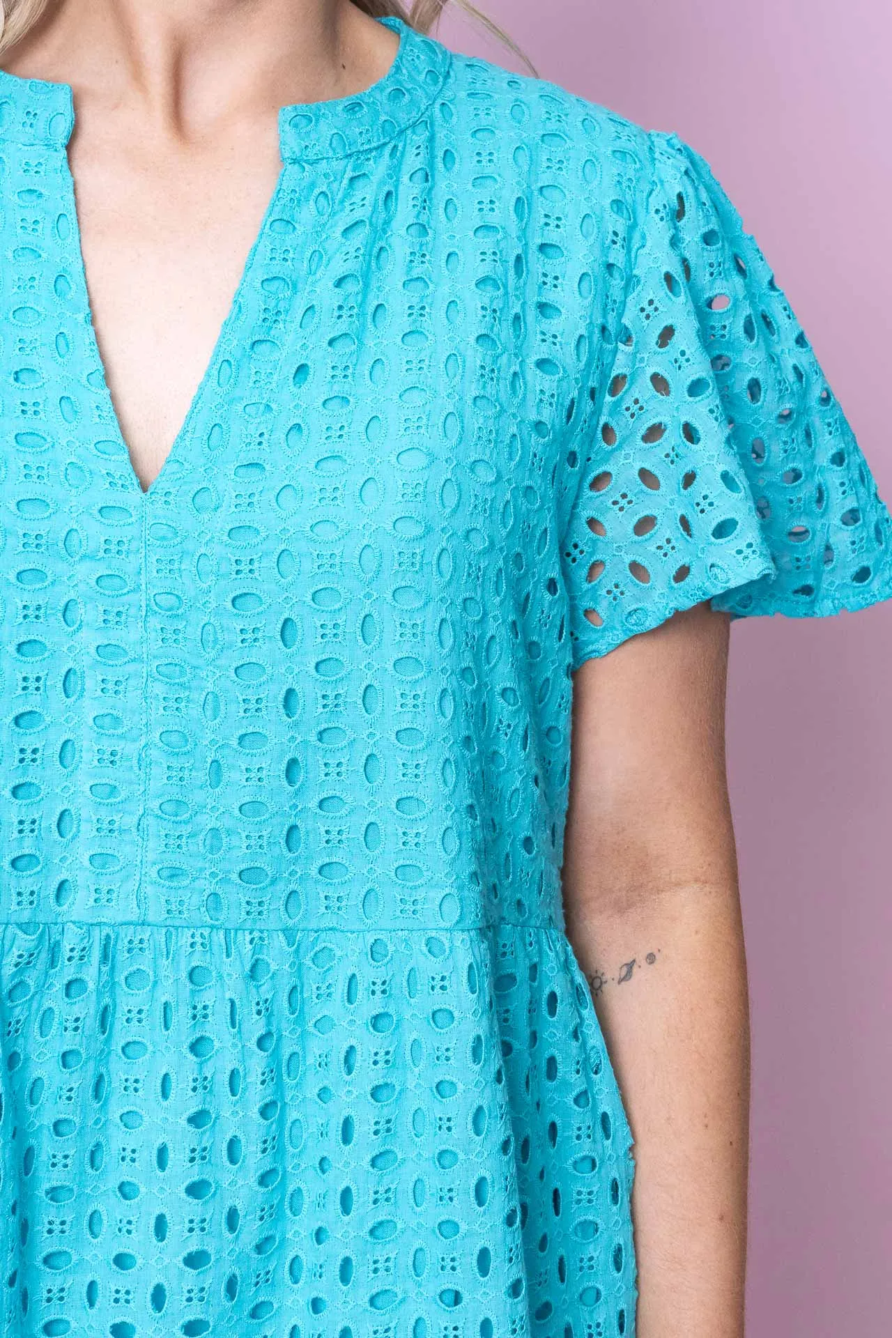 Mara Dress in Turquoise sold by Always Alice product image thumbnail 5