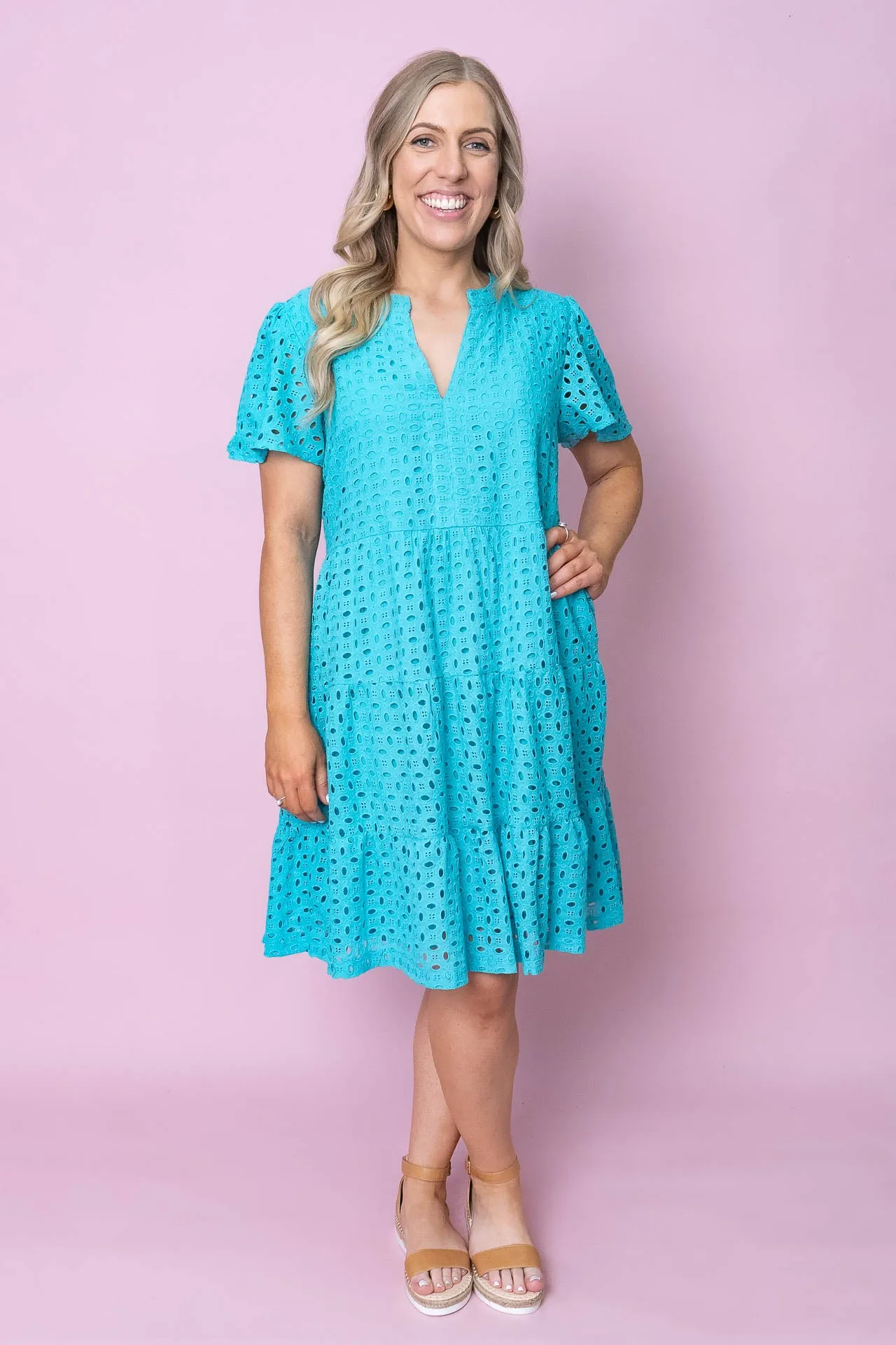 Mara Dress in Turquoise sold by Always Alice product image thumbnail 2