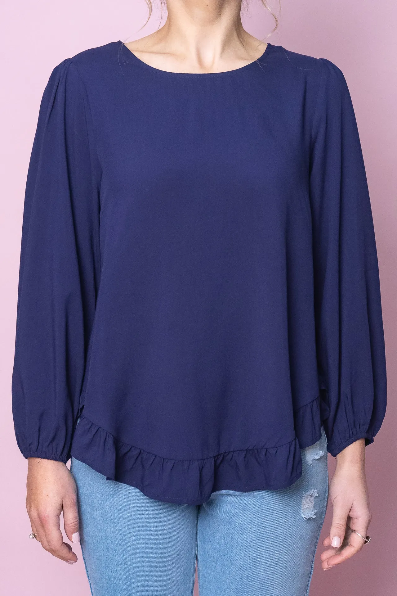 Hannah Top in Navy - Final Sale sold by Always Alice product image thumbnail 3