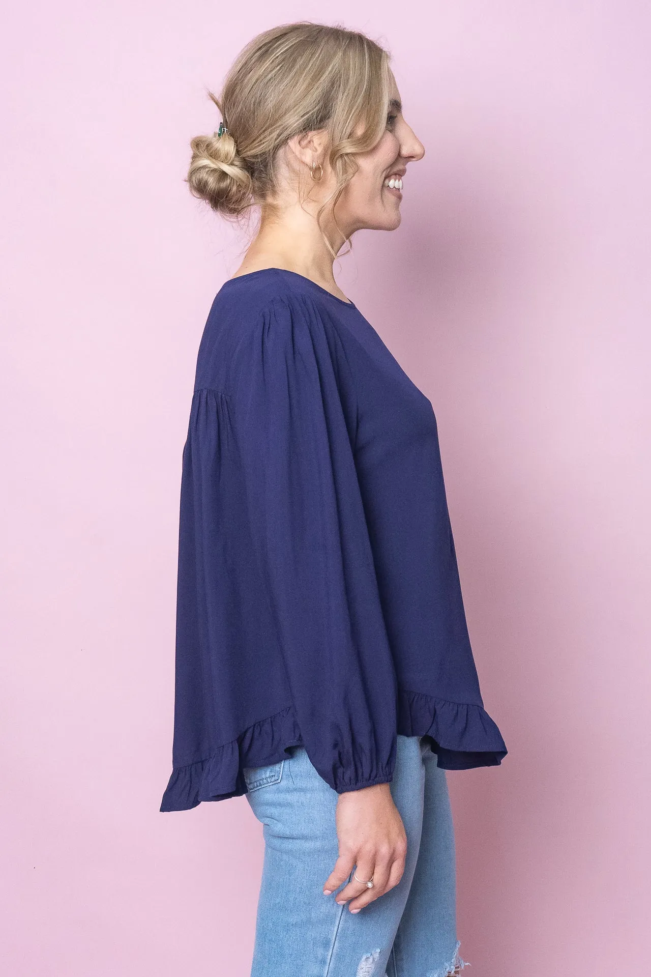 Hannah Top in Navy - Final Sale sold by Always Alice product image thumbnail 4