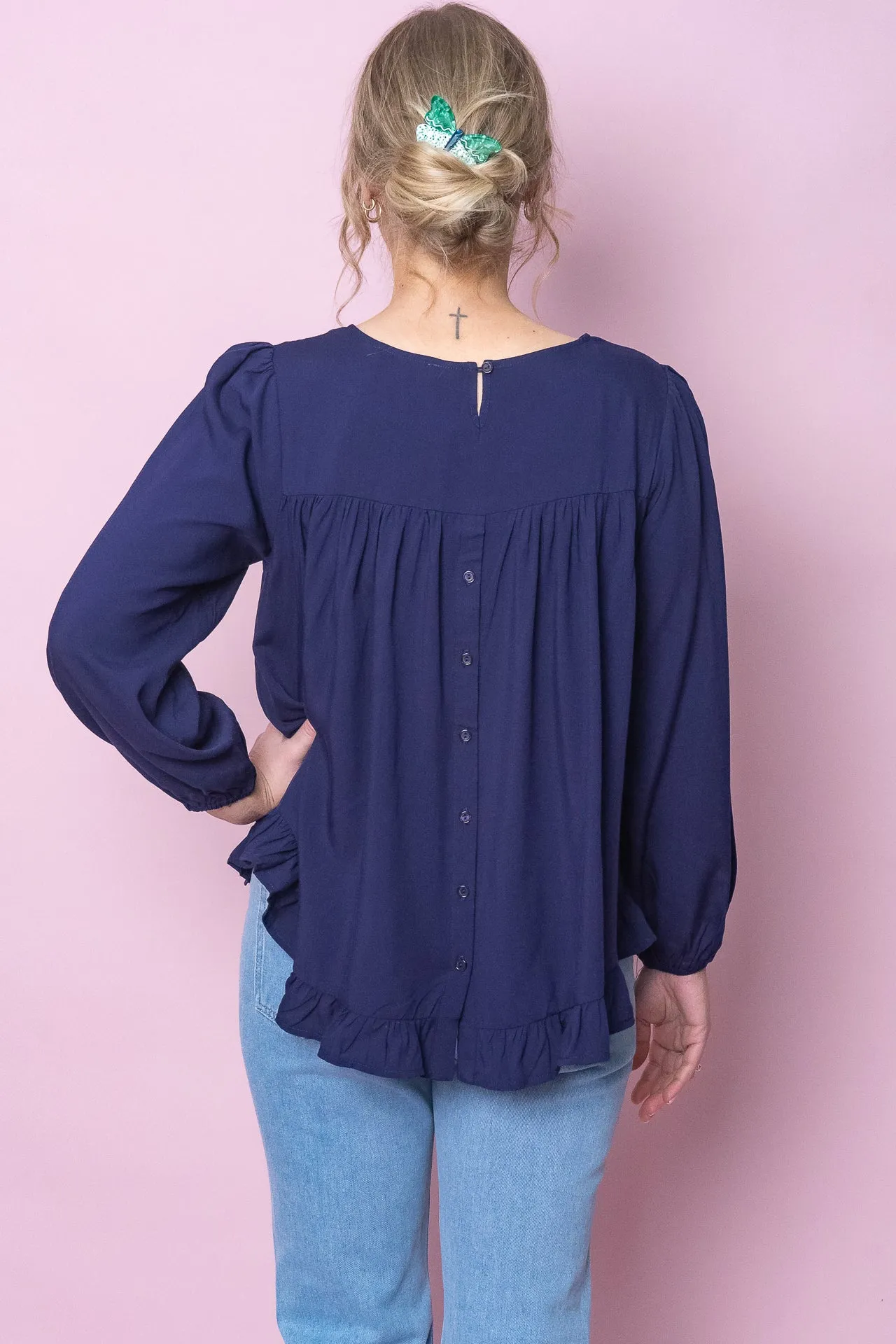 Hannah Top in Navy - Final Sale sold by Always Alice product image thumbnail 5