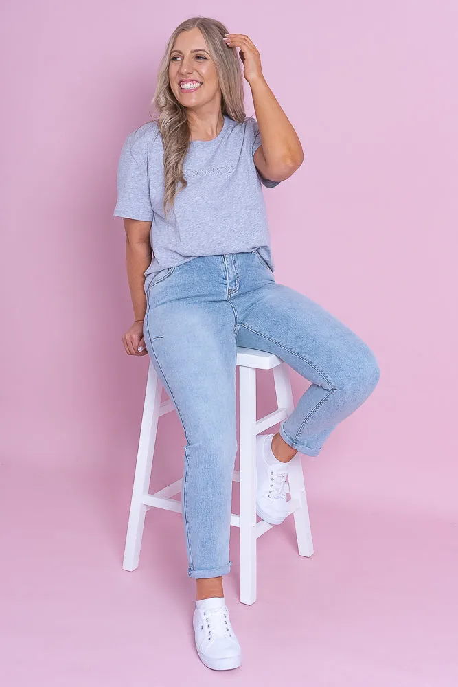 Barkly Straight Leg Jeans in Vintage Mid Blue - Foxwood sold by Always Alice product image thumbnail 3