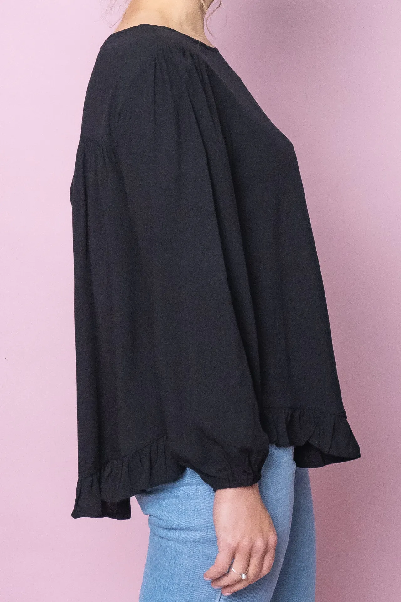 Hannah Top in Black - Final Sale sold by Always Alice product image thumbnail 4