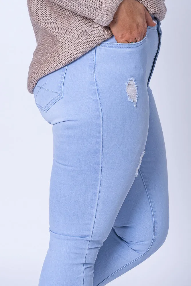 Waylon Jeans in Light Denim sold by Always Alice product image thumbnail 3