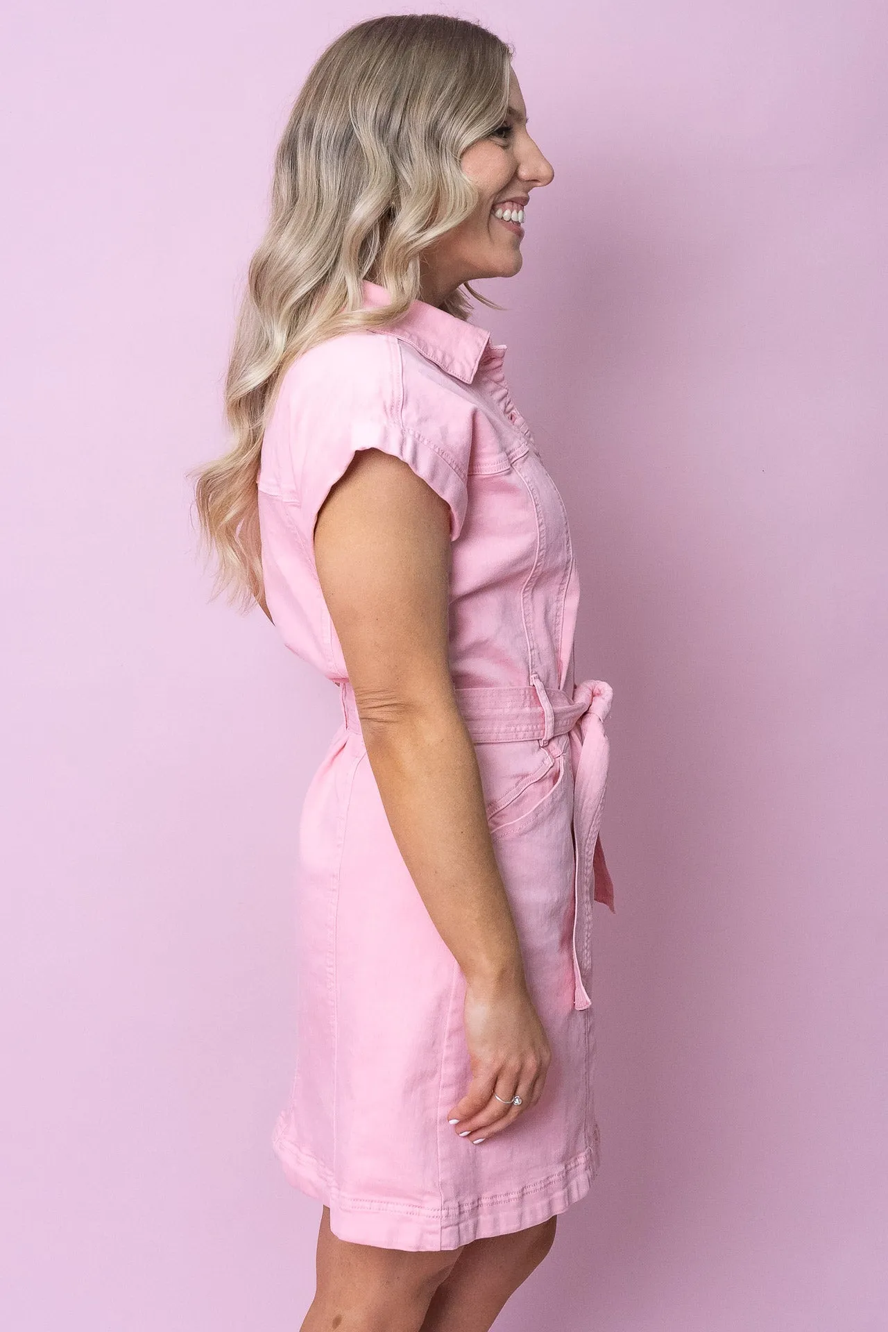 Heidi Dress in Washed Pink - Foxwood sold by Always Alice product image thumbnail 5