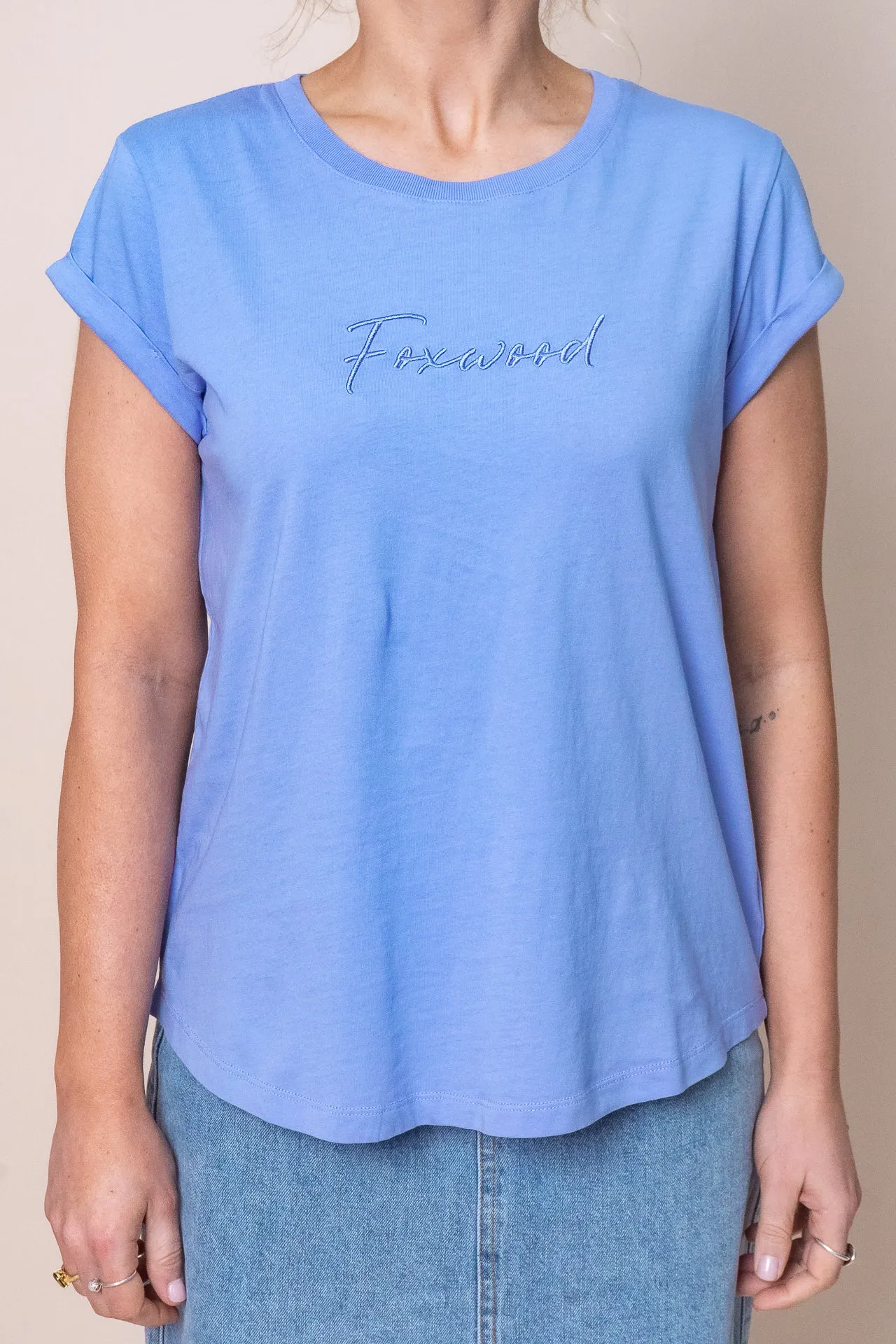 Signature Tee in Neon Blue - Foxwood sold by Always Alice product image thumbnail 2