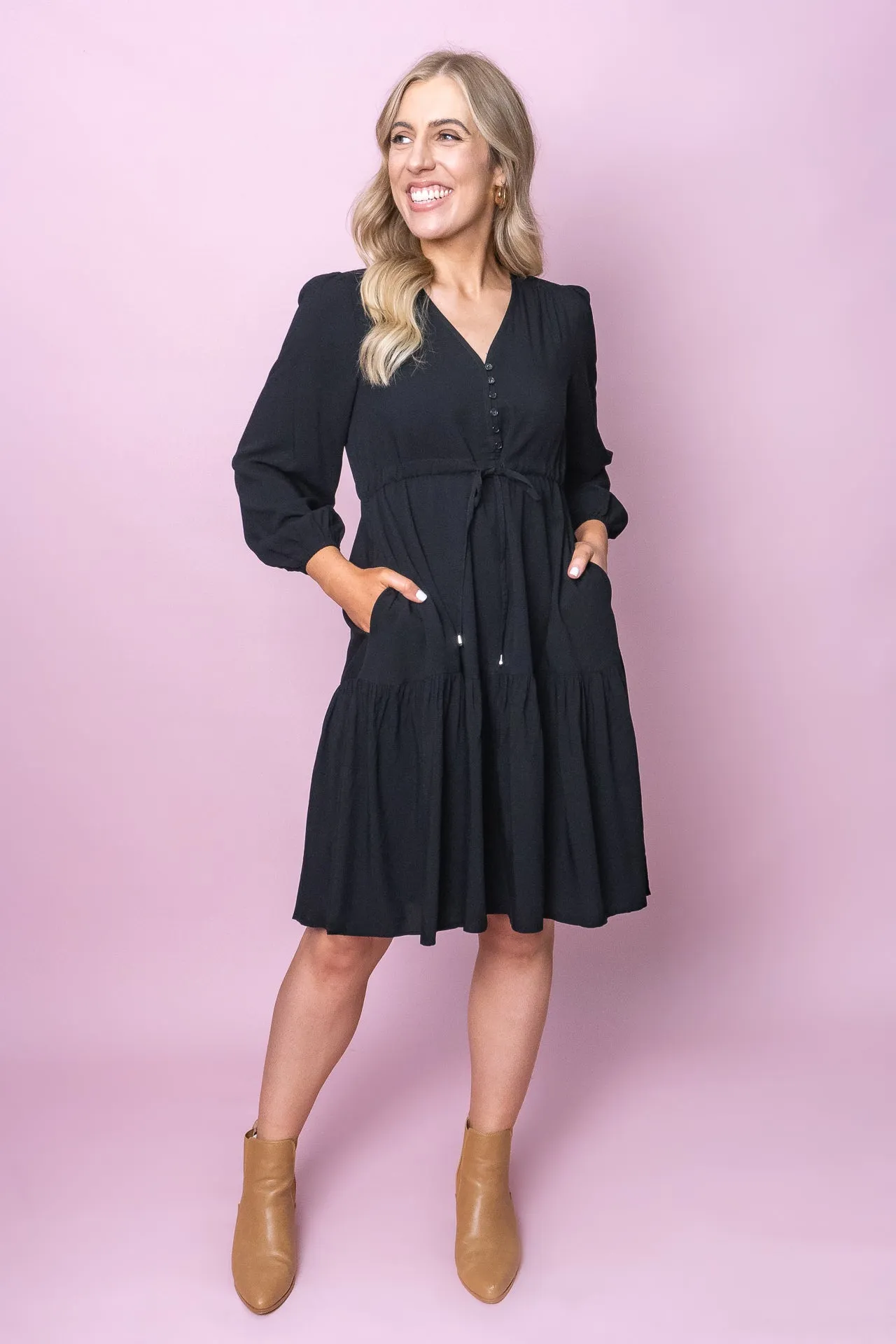 Dixie Dress in Black - Final Sale sold by Always Alice product image thumbnail 5