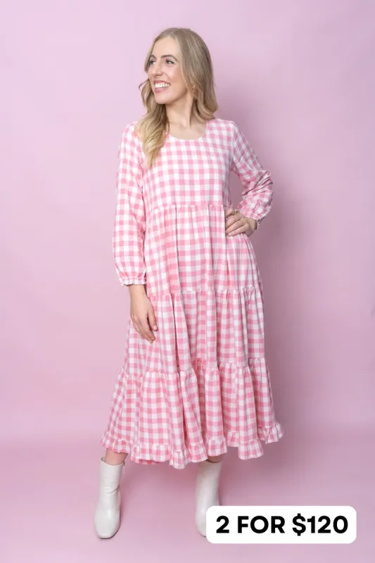 Josephina Dress in Pink sold by Always Alice