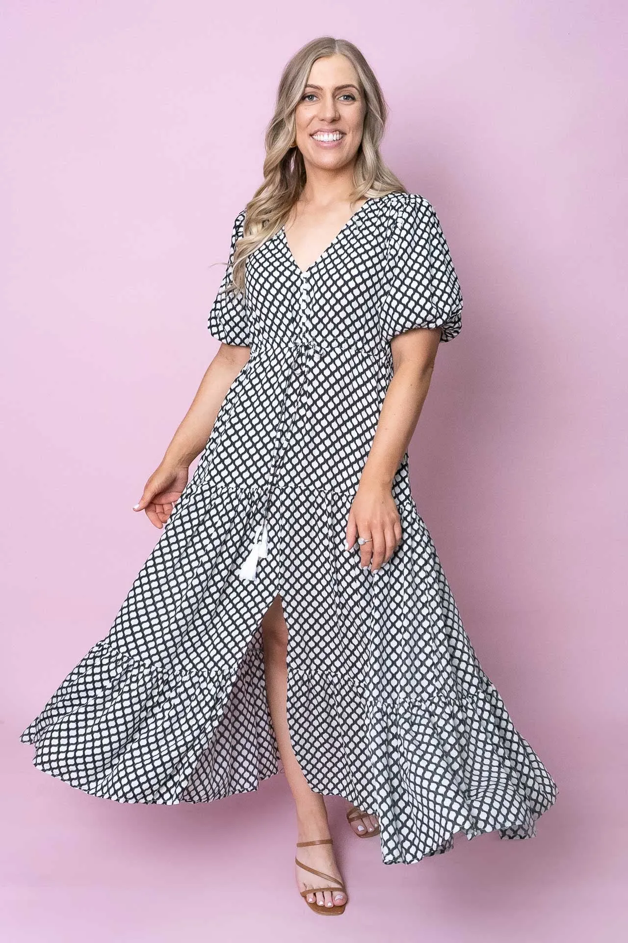 Harper Dress in White sold by Always Alice