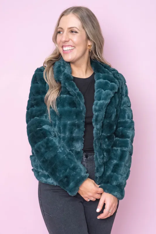 Joy Jacket in Emerald sold by Always Alice