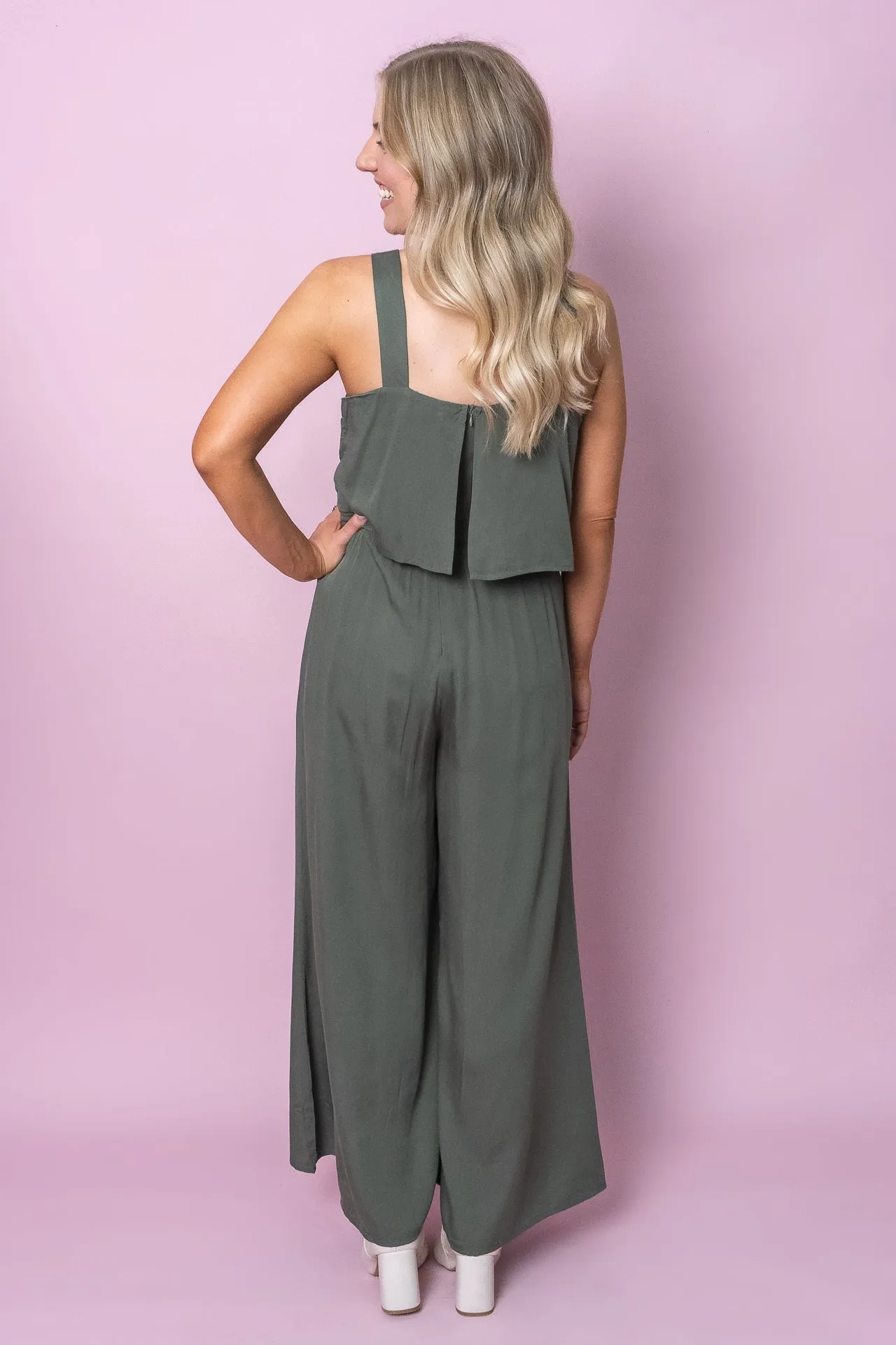 Asher Jumpsuit in Forest Green - Final Sale sold by Always Alice product image thumbnail 5