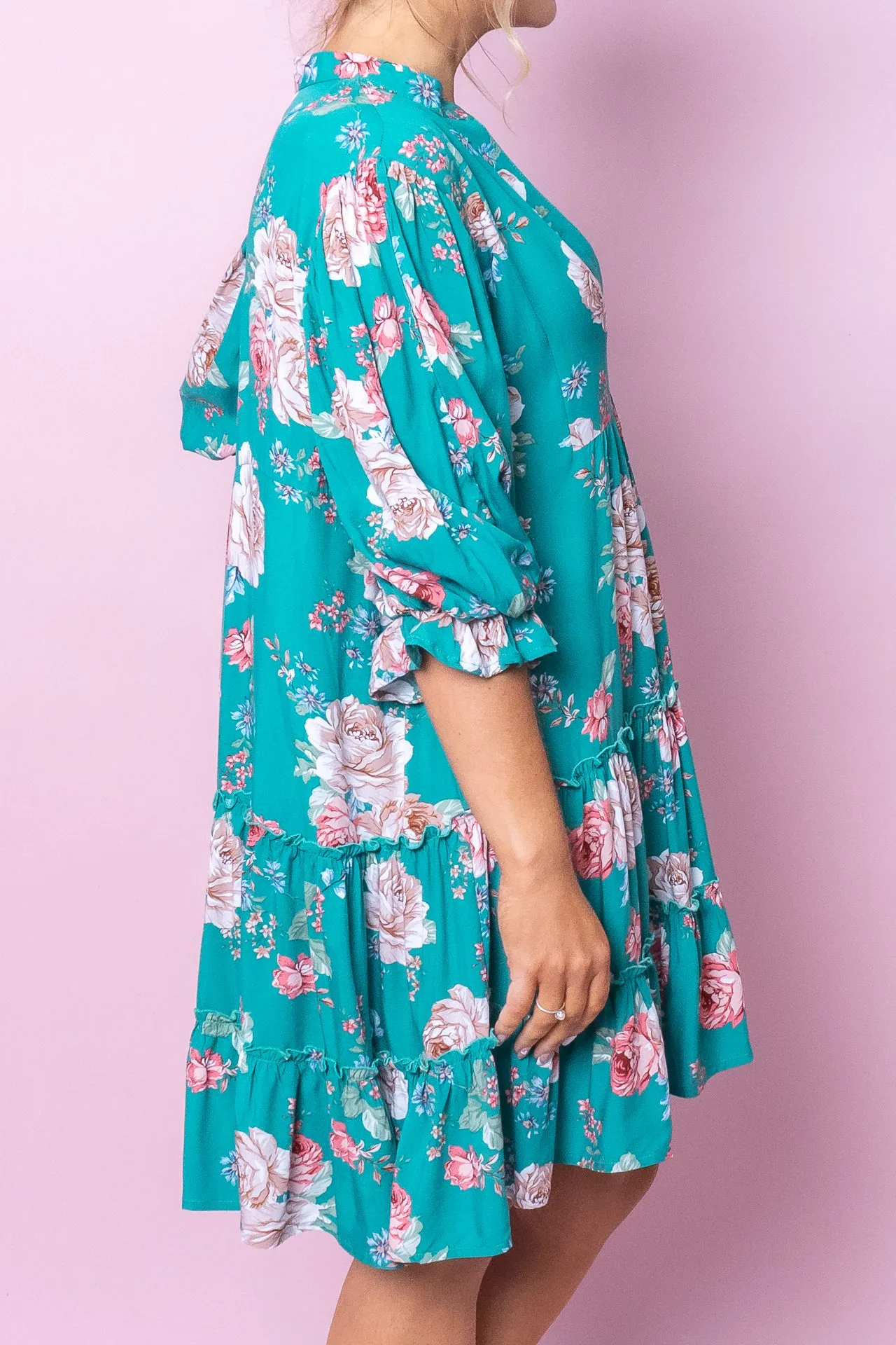 Adelina Dress in Emerald sold by Always Alice product image thumbnail 5