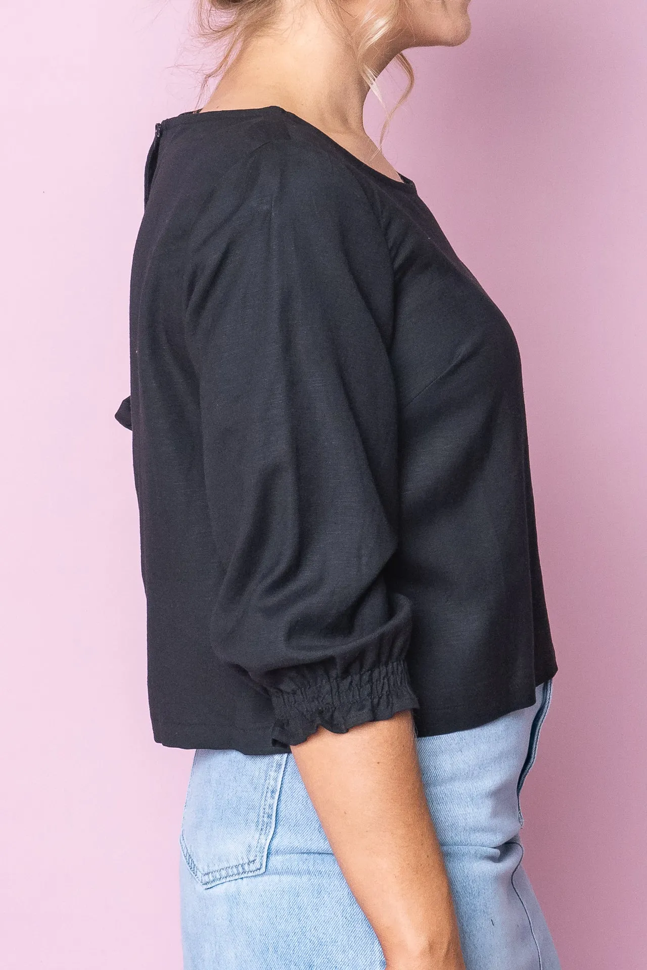 Helene Top in Black - Final Sale sold by Always Alice product image thumbnail 4