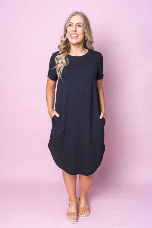 Bay Dress in Black - Foxwood sold by Always Alice