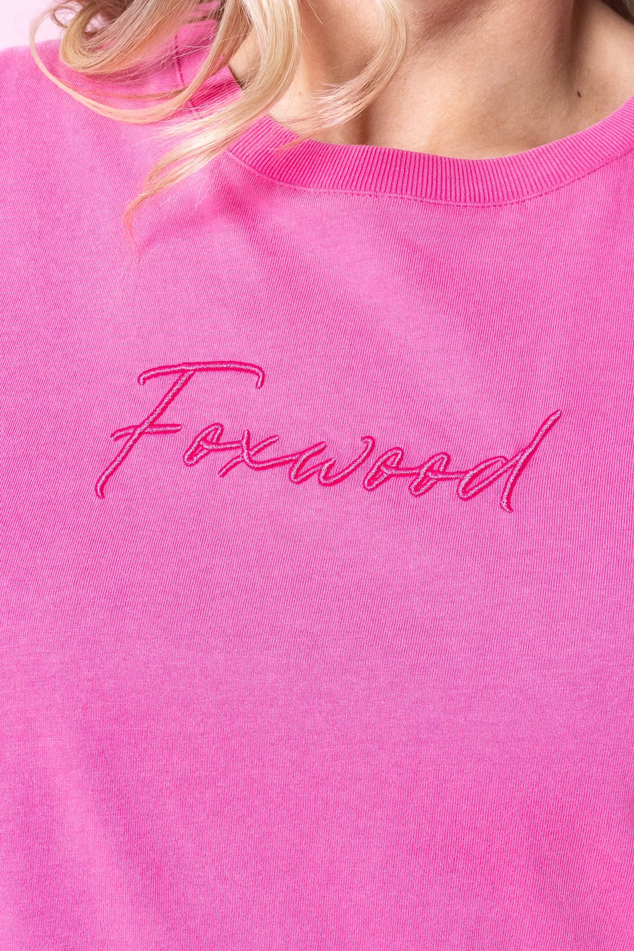 Signature Tee in Bright Pink - Foxwood sold by Always Alice product image thumbnail 4