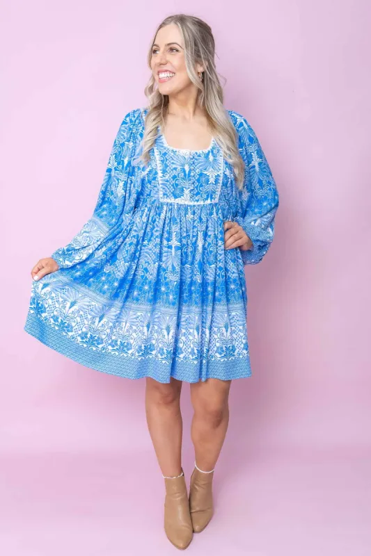 Grace Dress in Blue sold by Always Alice