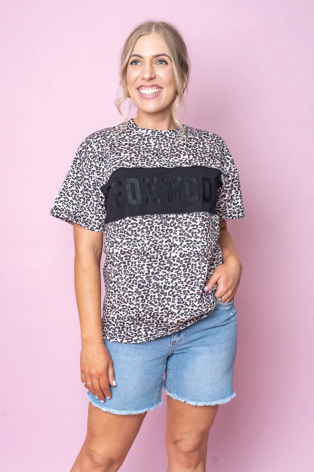 Circuit Leopard Tee in Multi - Foxwood sold by Always Alice