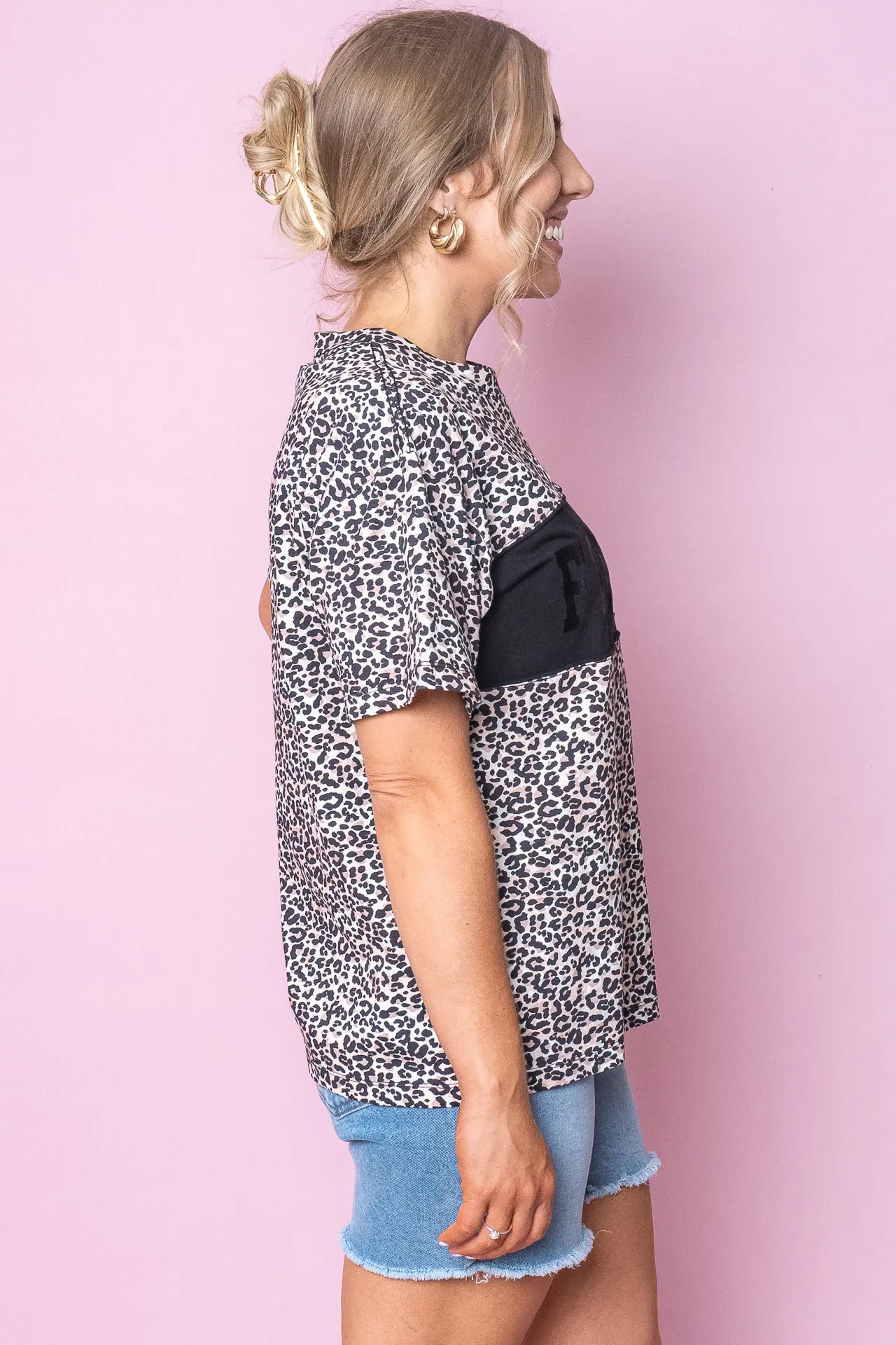 Circuit Leopard Tee in Multi - Foxwood sold by Always Alice product image thumbnail 4