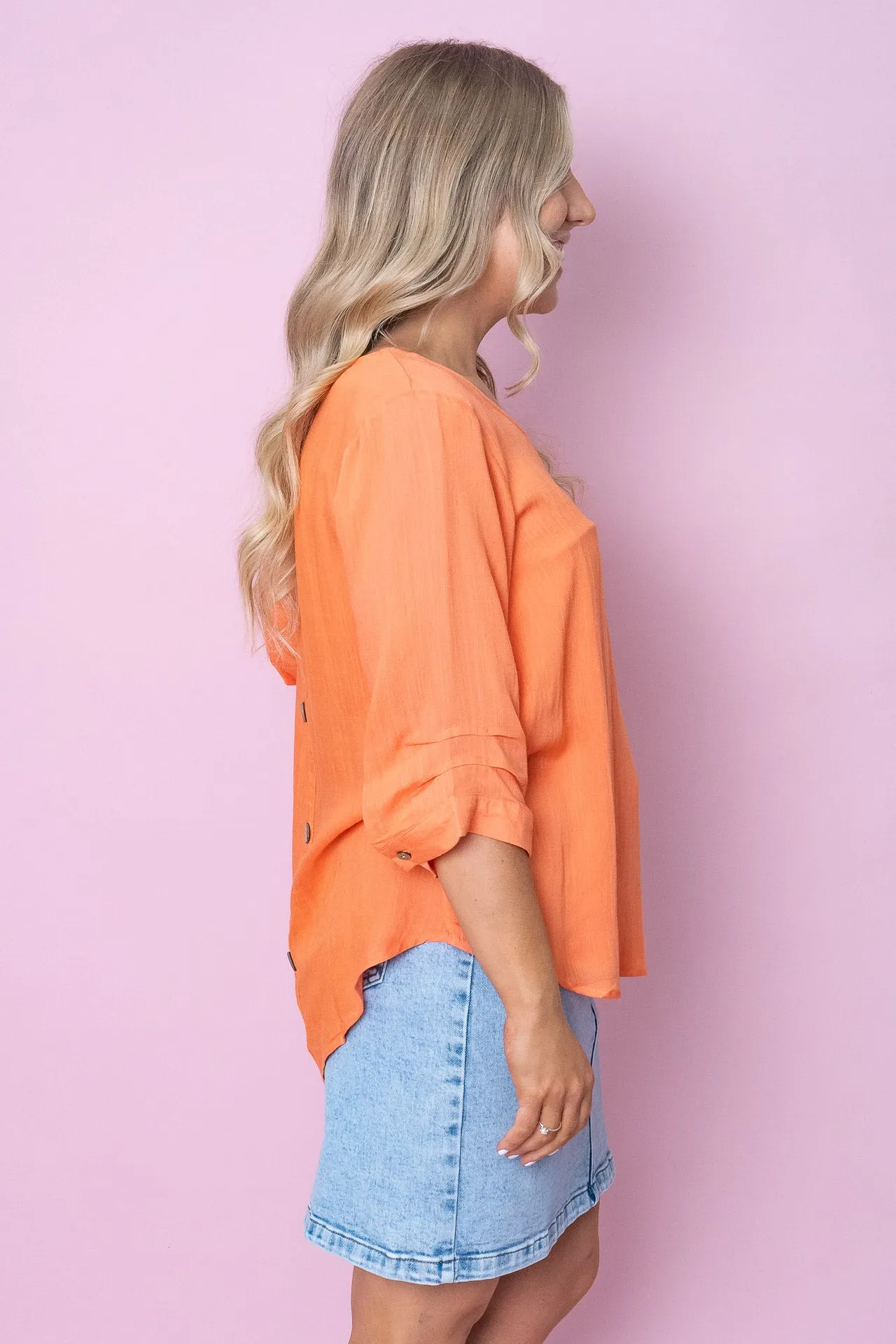 Morgan Top in Coral - Final Sale sold by Always Alice product image thumbnail 5