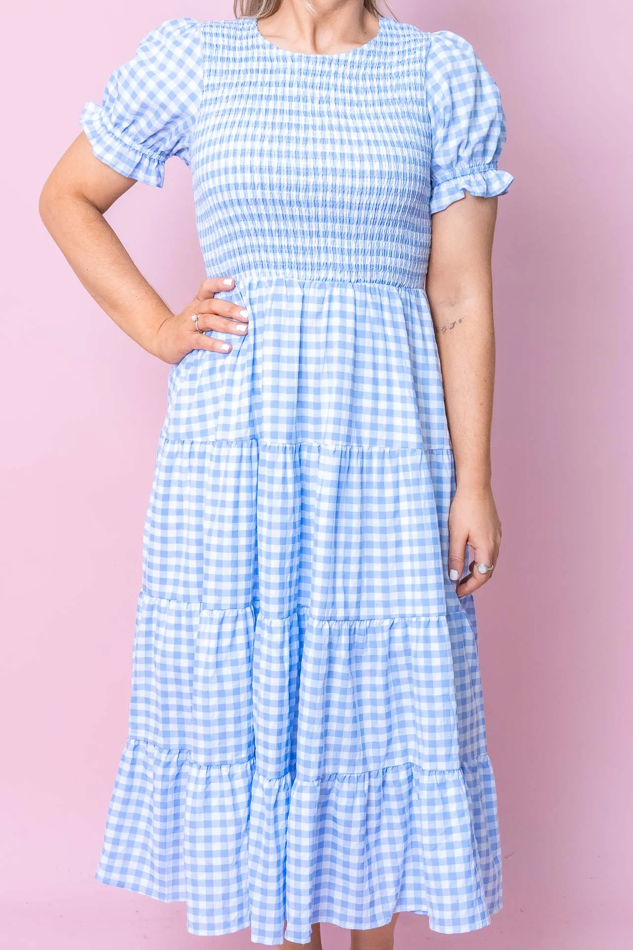 Margot Dress in Blue - Final Sale sold by Always Alice product image thumbnail 5
