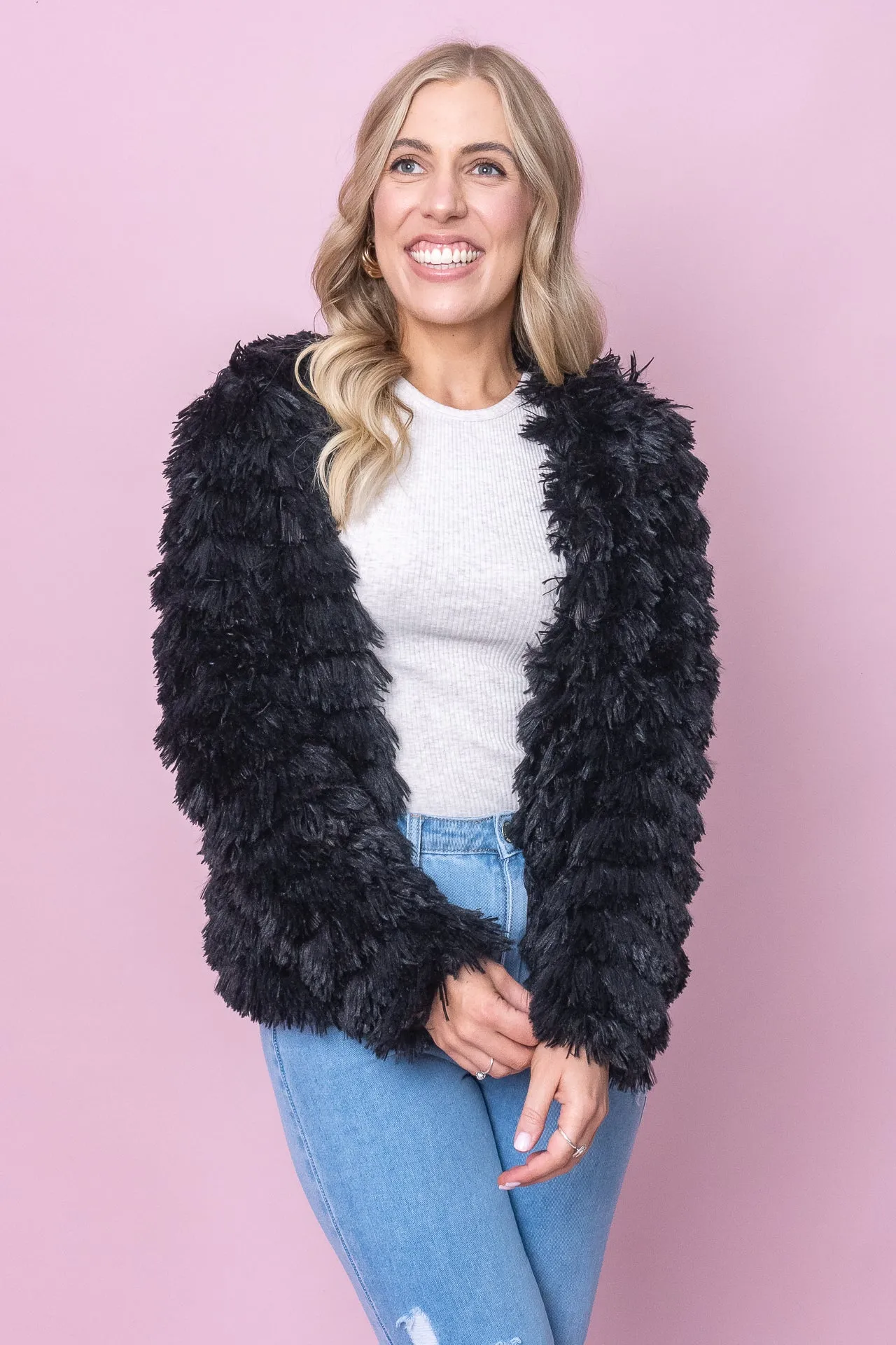 Trudy Jacket in Black sold by Always Alice