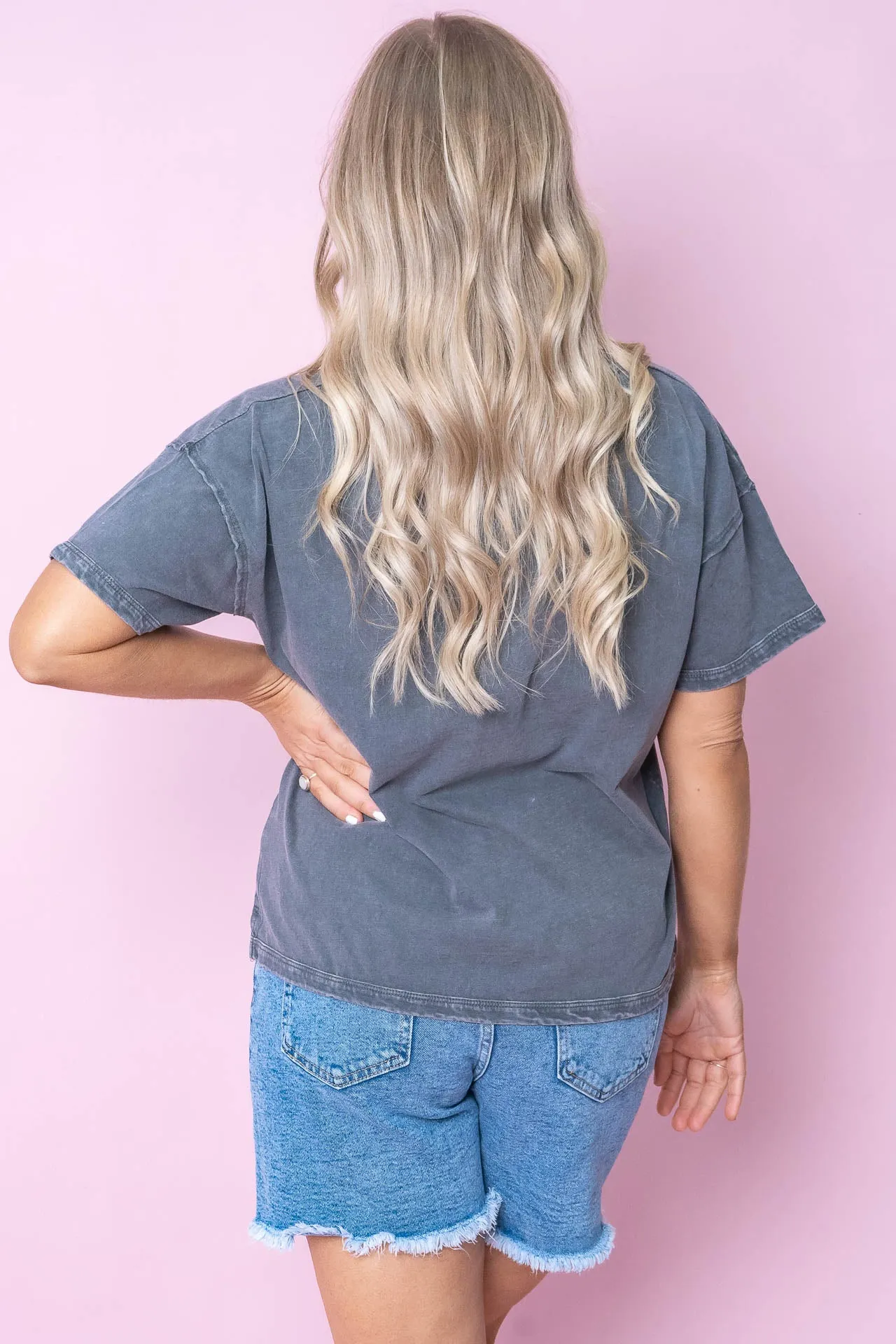 Marley Tee in Washed Black - Foxwood sold by Always Alice product image thumbnail 5