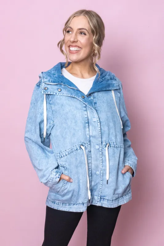 Kingston Anorak in Light Blue - Foxwood sold by Always Alice