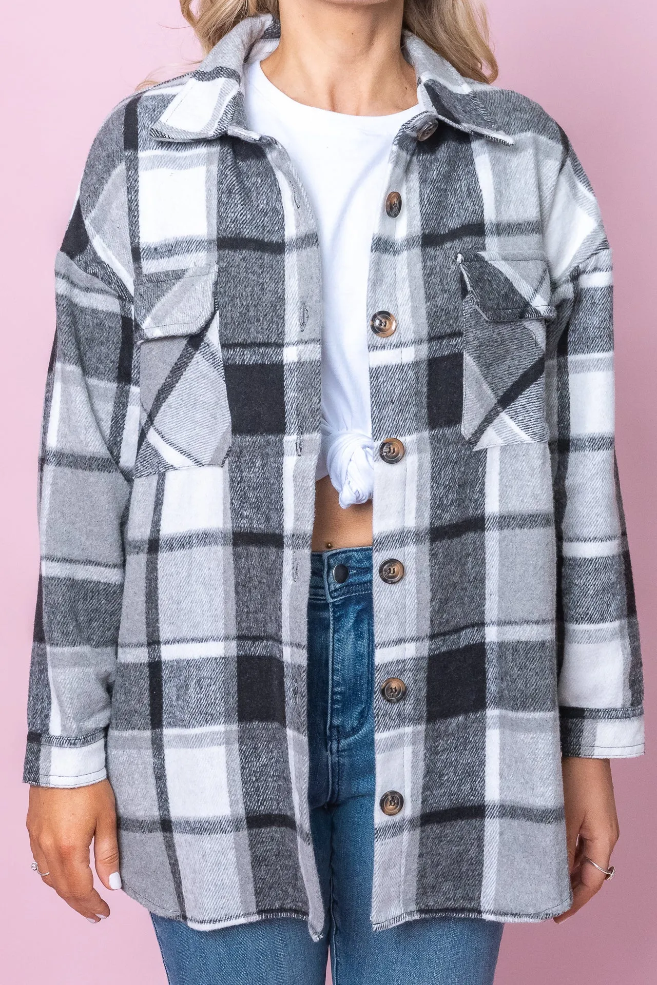 Reita Shacket in Black sold by Always Alice product image thumbnail 3