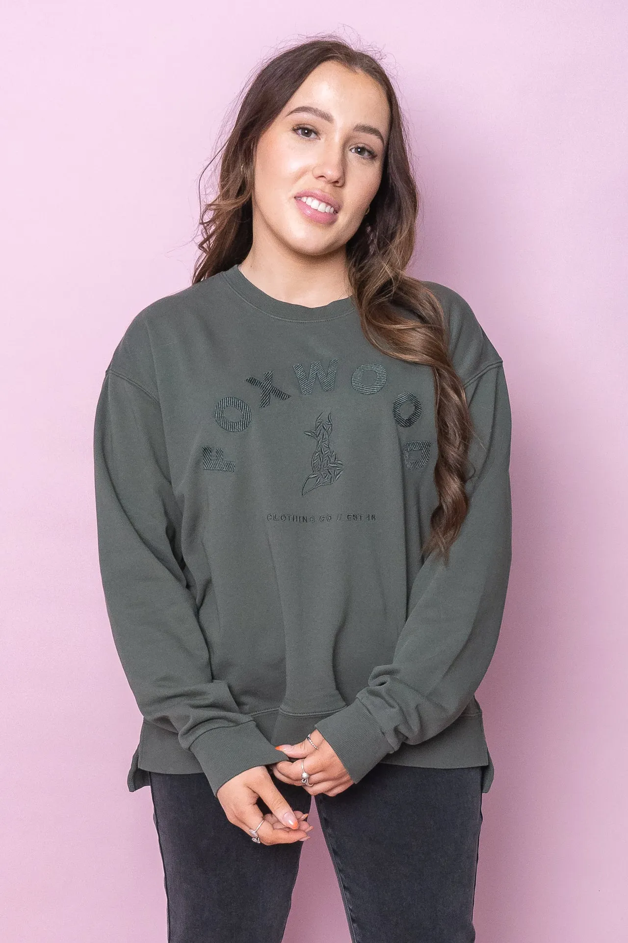 Effortless Crew in Khaki - Foxwood sold by Always Alice product image thumbnail 3