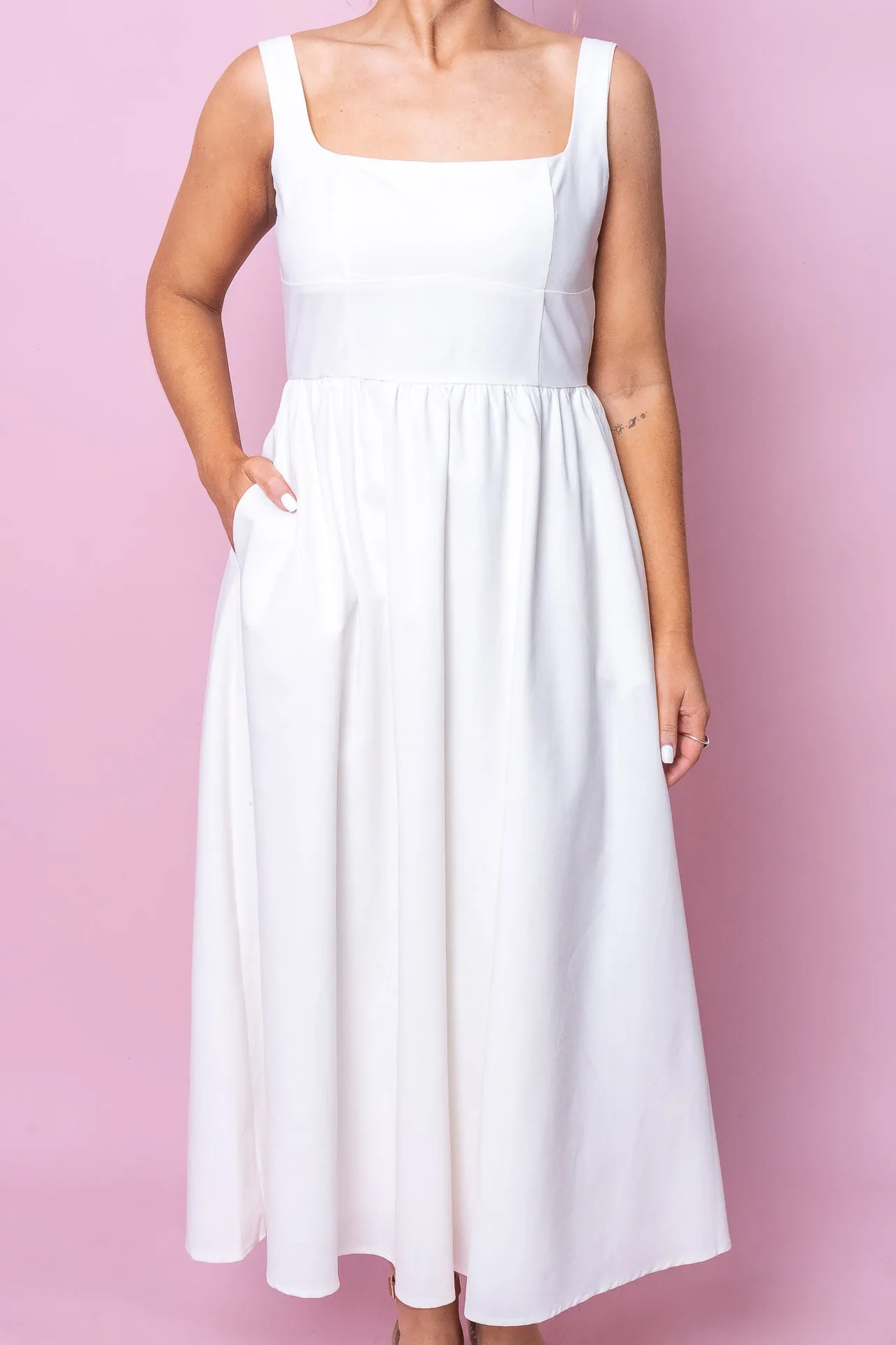 Jacqueline Dress in White sold by Always Alice product image thumbnail 4