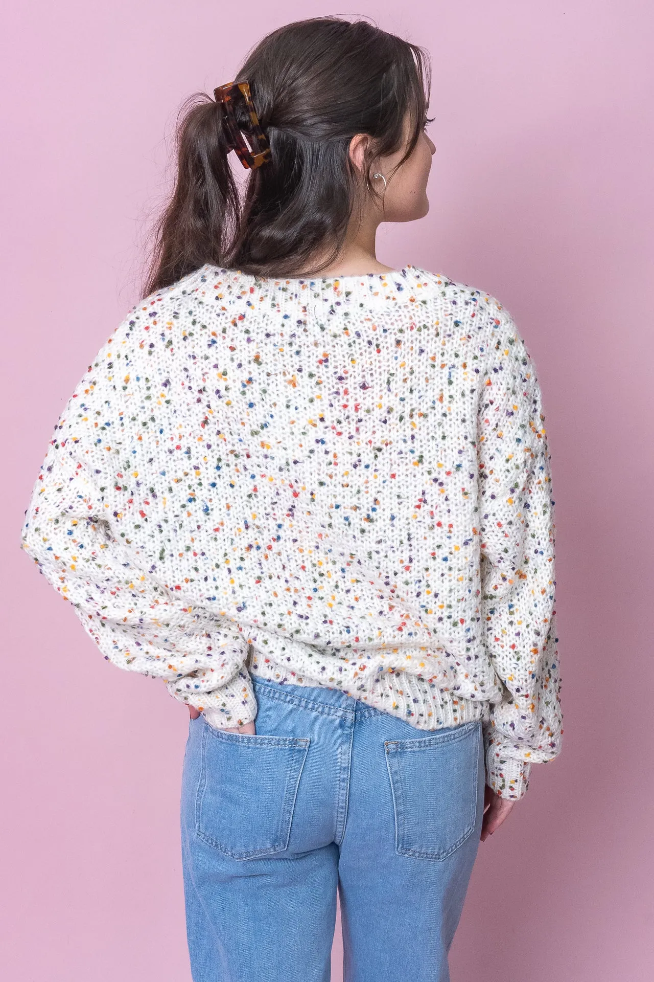 Zerah Jumper in White Multi sold by Always Alice product image thumbnail 5