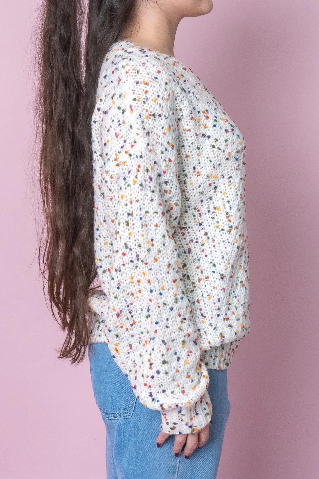 Zerah Jumper in White Multi sold by Always Alice product image thumbnail 4