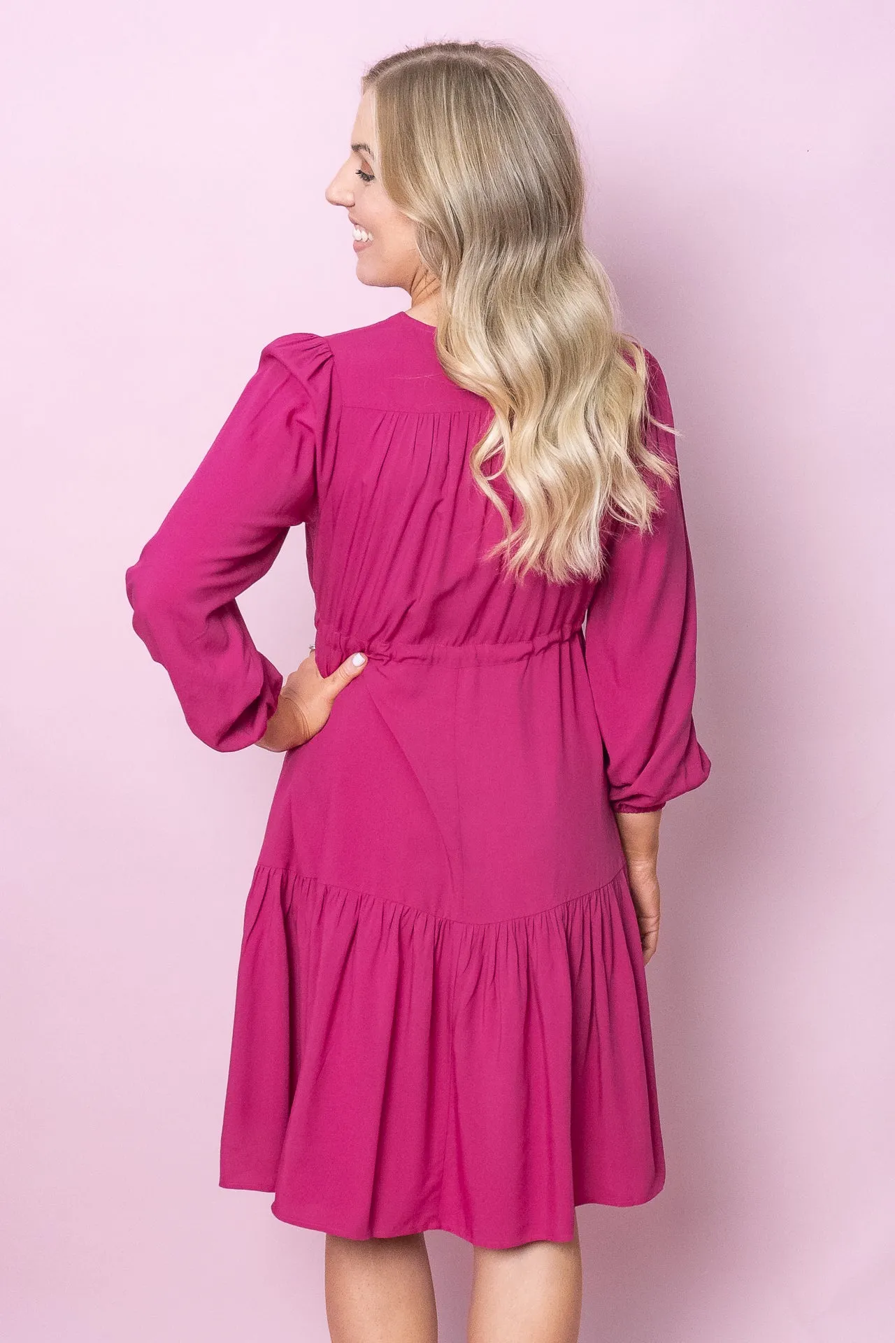 Dixie Dress in Fuchsia - Final Sale sold by Always Alice product image thumbnail 5