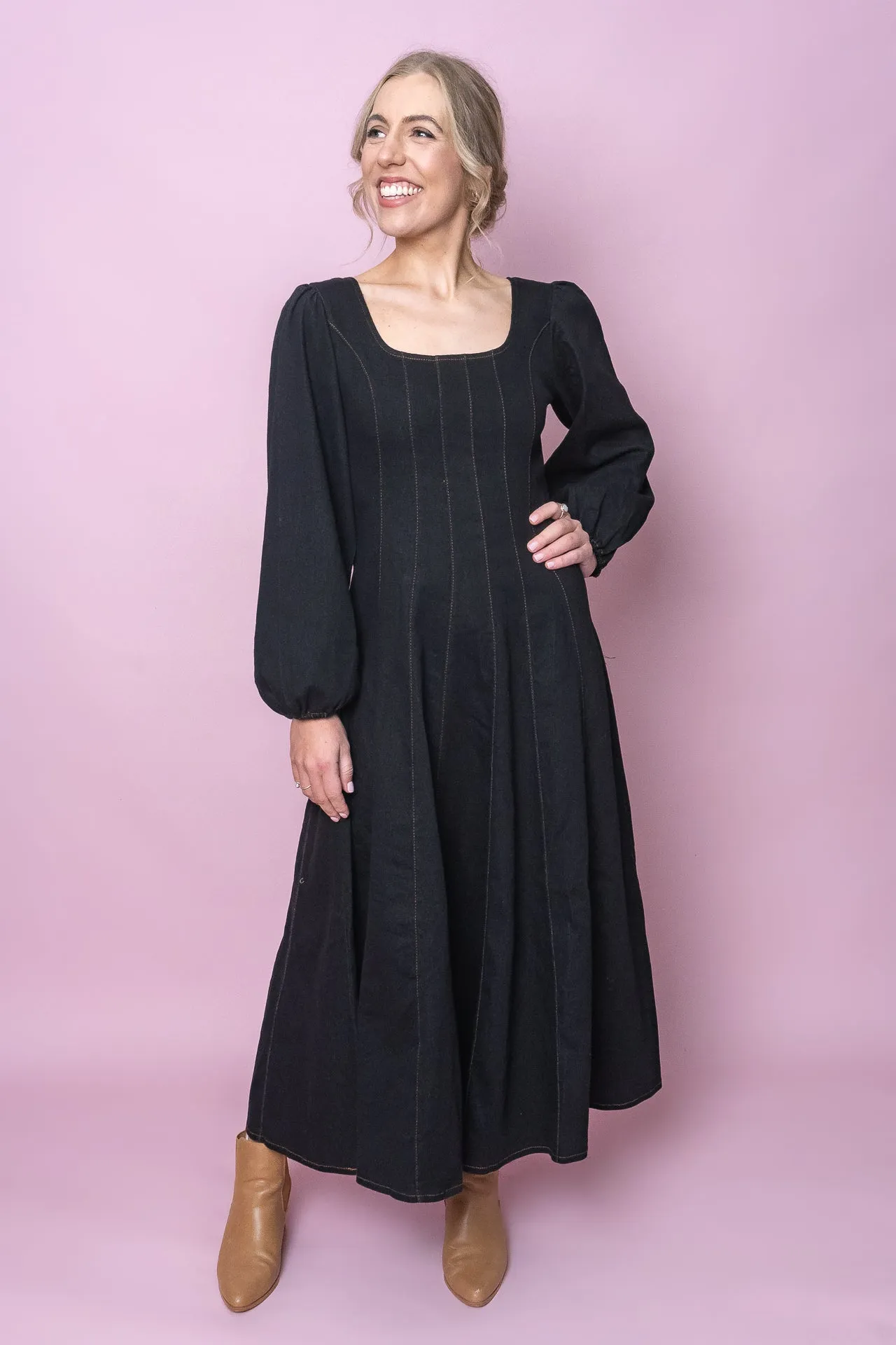 Andy Dress in Black sold by Always Alice