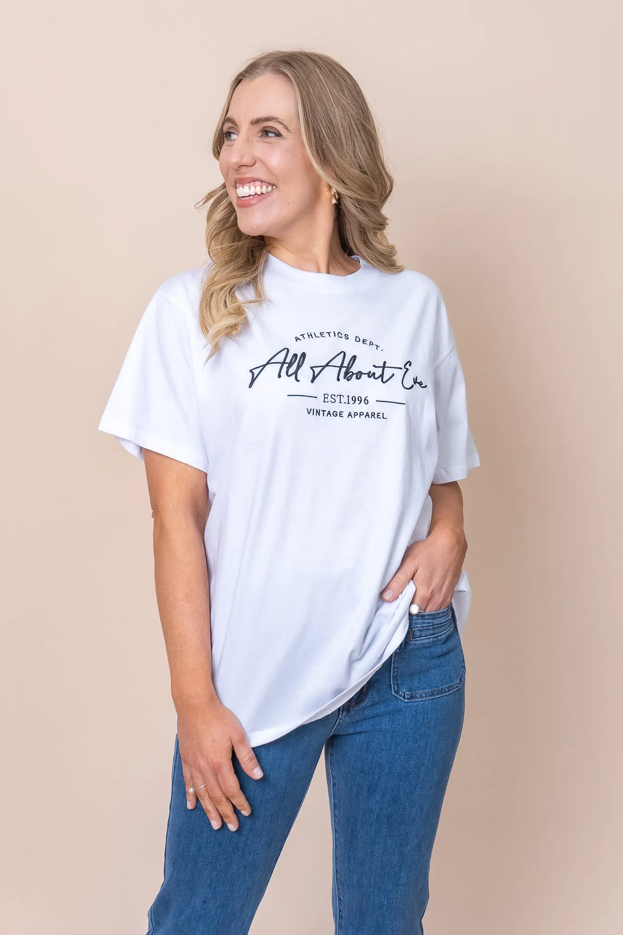 Classic Tee in White - All About Eve - Final sale sold by Always Alice product image thumbnail 3