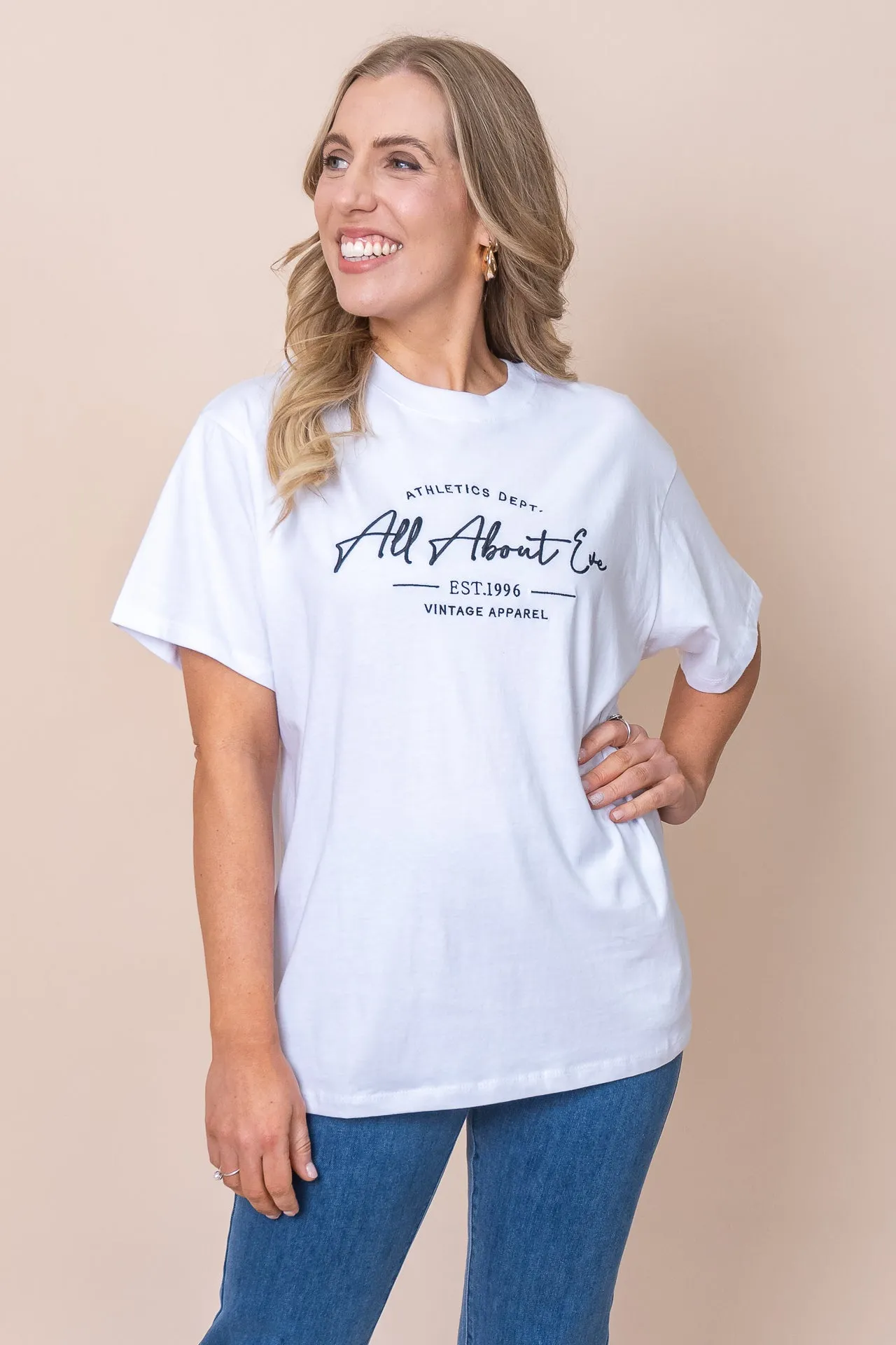 Classic Tee in White - All About Eve - Final sale sold by Always Alice product image thumbnail 2