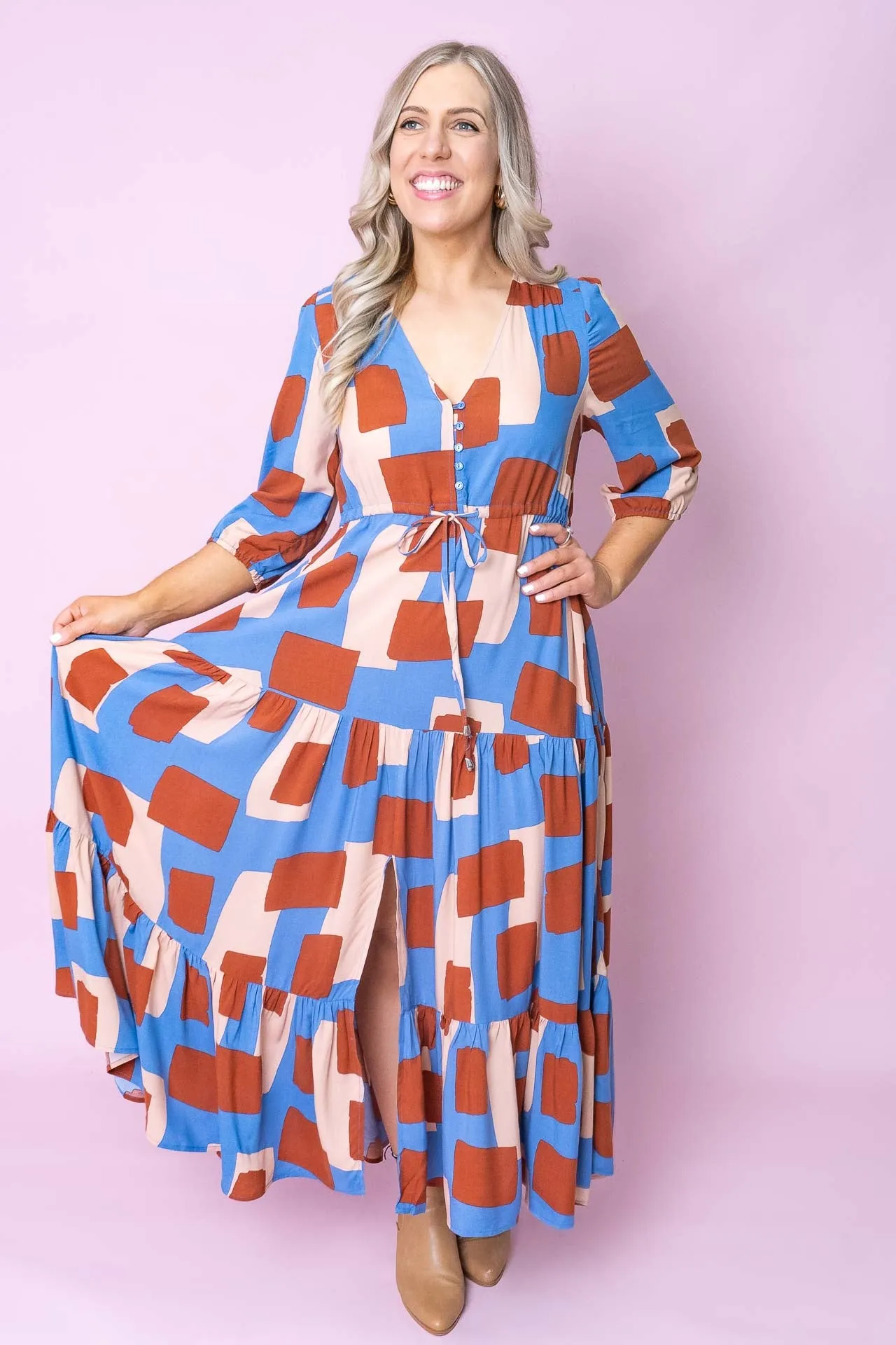 Bella Dress in Blue - Final Sale sold by Always Alice product image thumbnail 2