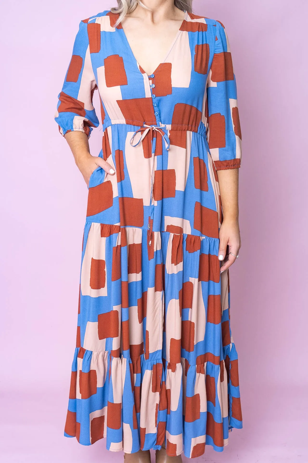 Bella Dress in Blue - Final Sale sold by Always Alice product image thumbnail 3