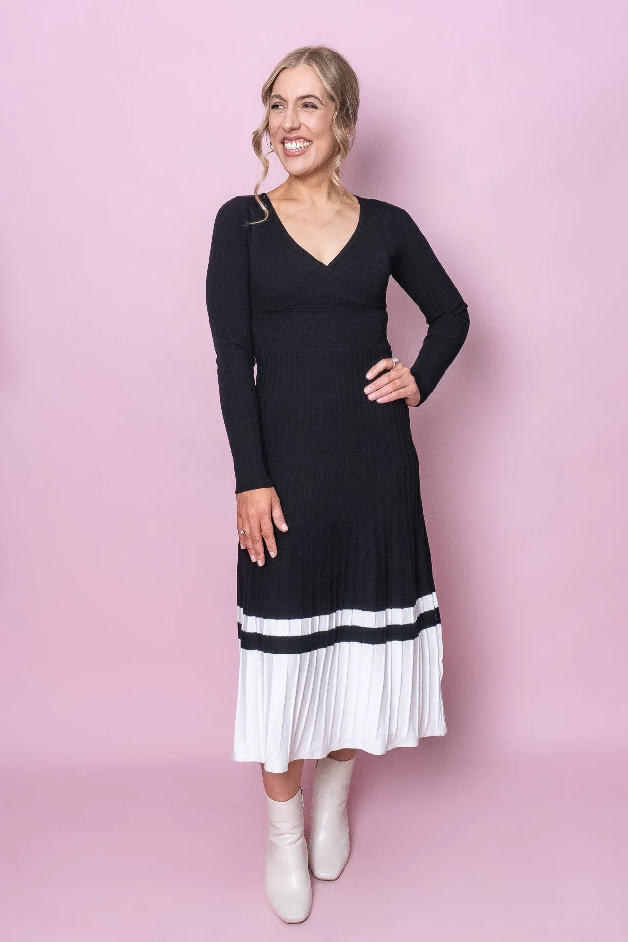 Zorina Knit Dress in Black sold by Always Alice product image thumbnail 2