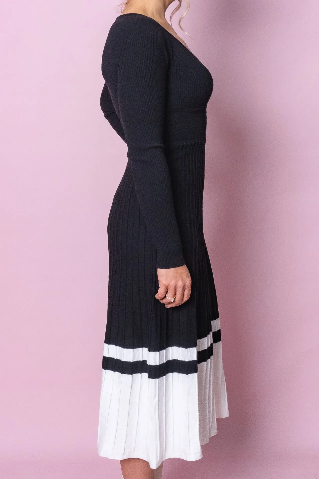 Zorina Knit Dress in Black sold by Always Alice product image thumbnail 4