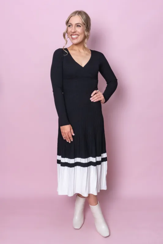 Zorina Knit Dress in Black sold by Always Alice