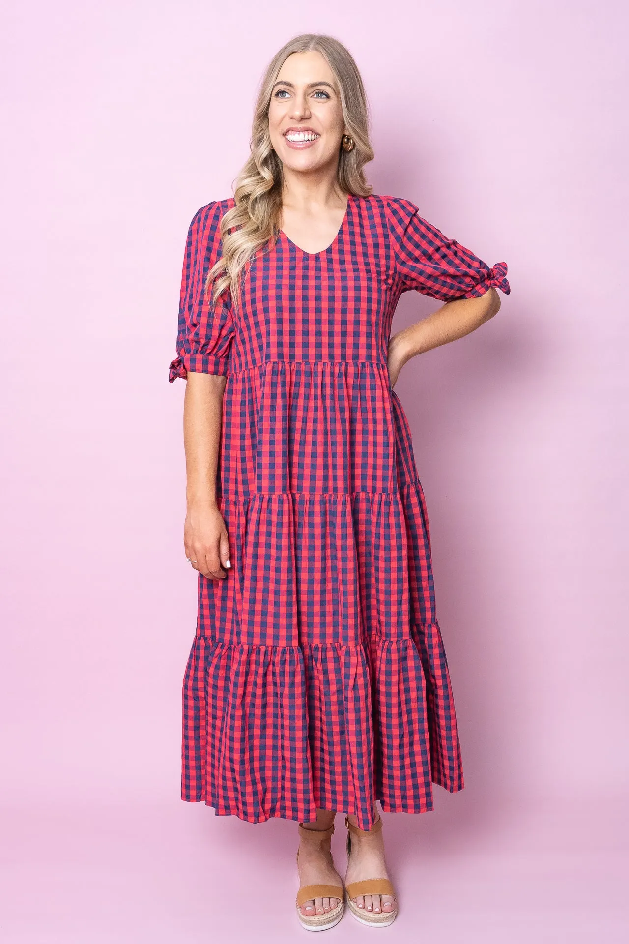 Romy Midi Dress in Watermelon sold by Always Alice product image thumbnail 2