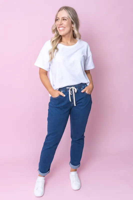 Marley Tee in White - Foxwood - Final Sale sold by Always Alice