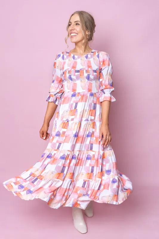 Whitlea Dress in Red Multi sold by Always Alice